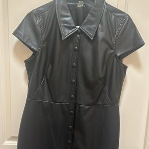 Calvin Klein pleather dress